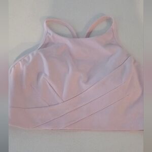lululemon athletica light pink sports bra